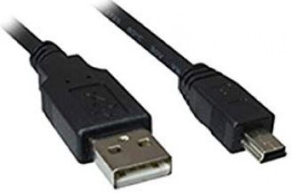 Sharkoon USB2.0 A-B Mini Schwarz 2,0m