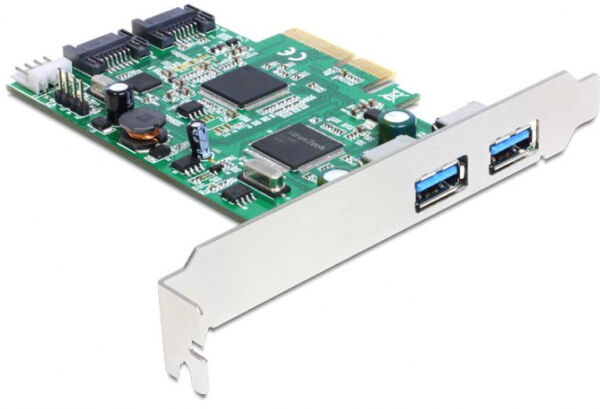 DeLock 89359 - PCI Express Karte > 2 x extern USB 3.0 + 2 x intern SATA 6 Gb/s