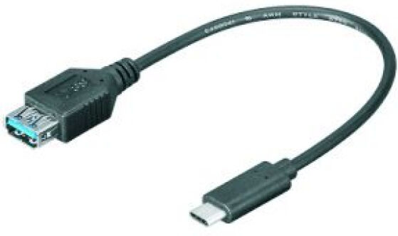 M-Cab Mcab 7001305 - Adapterkabel USB3.1 C Stecker zu A USB3 Buchse - 20cm