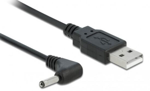 DeLock 83577 - Kabel USB Power > DC 3,5 x 1,35 mm Stecker 90 Grad - 1.5 m