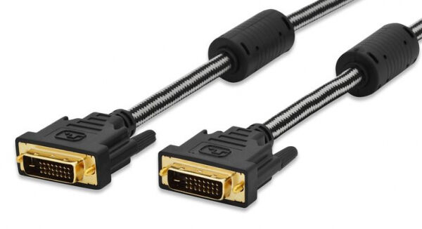 Ednet 84521 - Premium DVI-D Kabel M/M - 3m - Schwarz