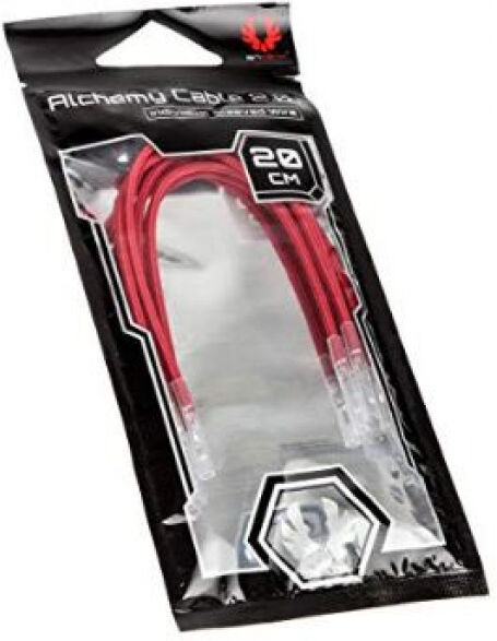 BitFenix Alchemy 2.0 PSU Cable, 5x 20cm - rot