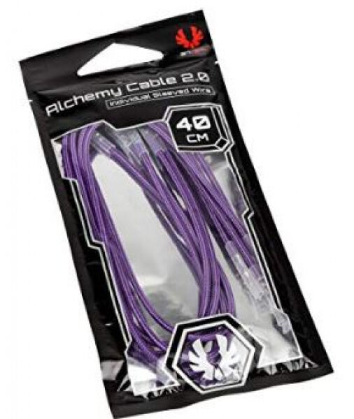 BitFenix Alchemy 2.0 PSU Cable, 5x 40cm - lila