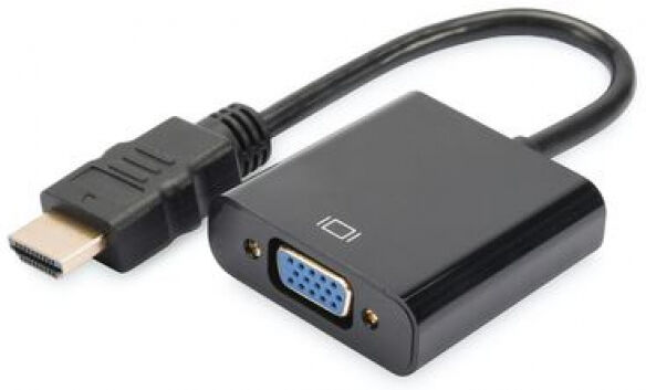 Digitus DA-70461 - HDMI zu VGA Converter - HDMI A -> D-Sub15 - Schwarz