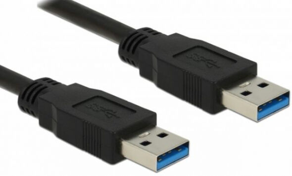 DeLock 85063 - Kabel USB 3.0 Typ-A Stecker > USB 3.0 Typ-A Stecker - 3m schwarz