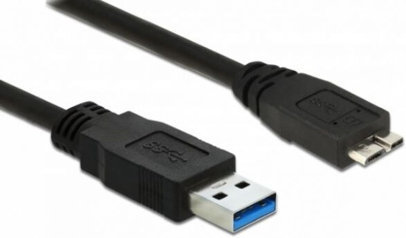 DeLock 85072 - Kabel USB 3.0 Typ-A Stecker > USB 3.0 Typ Micro-B Stecker - 1 m schwarz