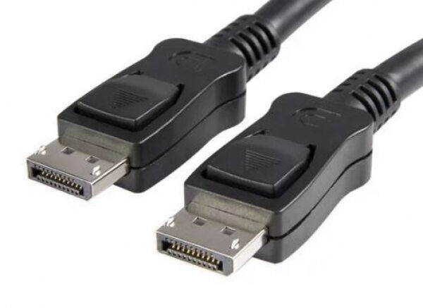 StarTech.com StarTech DISPLPORT6L - DisplayPort 1.2 Kabel mit Verriegelung (Stecker/Stecker) - DP 4k Kabel - Schwarz - 1.8m