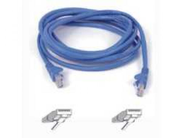 Belkin CAT 5 e Netzwerkkabel 2,0 m UTP blau Snagless