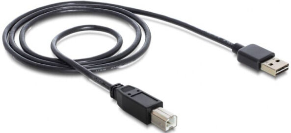 Delock 83360 - Easy USB Kabel A -> B St/St 3.00m schwarz