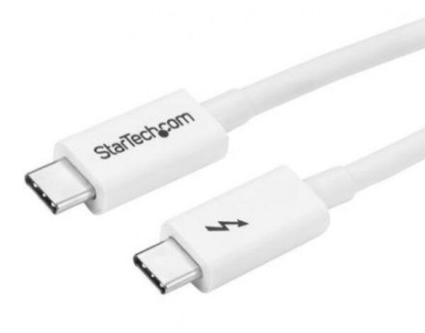 StarTech.com Startech TBLT3MM1MW - Thunderbolt 3 Kabel 20GBIT/S / Thunderbolt, USB und DisplayPort kompatibel - 1m