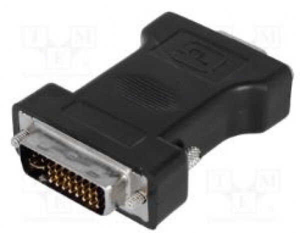 goobay Adapter DVI-A Stecker zu VGA 24+5 Buchse