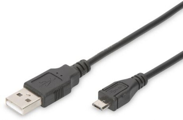 Digitus DB-300127-018-S - USB 2.0 Anschlusskabel USB-A / micro-B - 1.8m