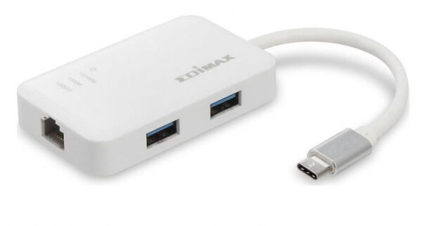 Edimax EU-4308 - USB-C to 3-Port USB 3.0 Gigabit Ethernet Hub