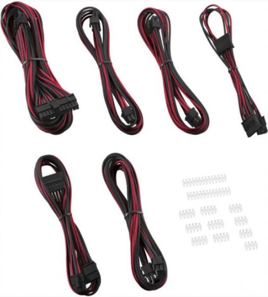 Cablemod C-Series ModFlex Essentials Cable Kit für Corsair AXi / HXi / RM - Schwarz/Rot