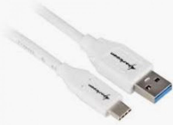 Sharkoon USB3.1 (Gen2) Kabel Stecker A -> C Weiss - 1m