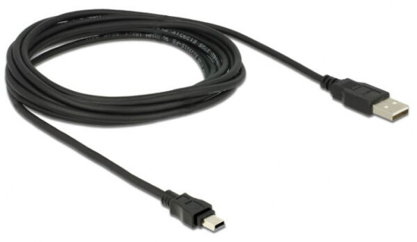 DeLock 82311 - Kabel USB 2.0-A Stecker > mini B 5-Pin Stecker 3 m