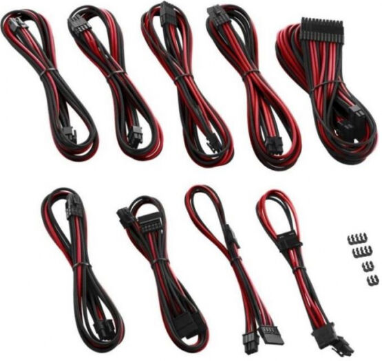 Cablemod PRO ModMesh C-Series Rmi, RMx Cable Kit - Schwarz/Rot