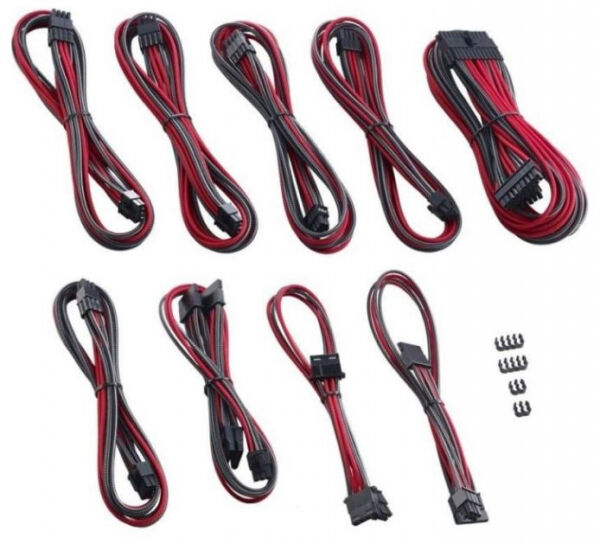 Cablemod PRO ModMesh C-Series Rmi, RMx Cable Kit - Carbon/Rot