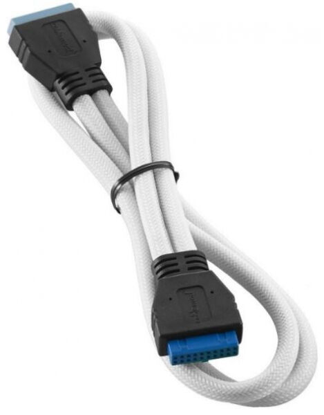 CableMod ModMesh Internal USB 3.0 Extension Kabel - 50cm - Weiss