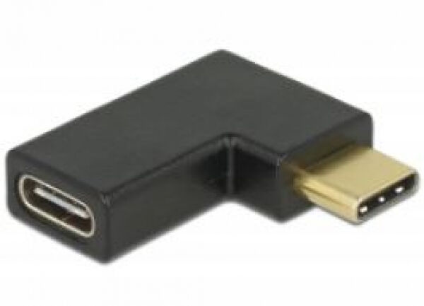 DeLock 65915 - Adapter USB 10 Gbps (USB 3.1 Gen 2) USB Type-C Stecker > Buchse gewinkelt links / rechts