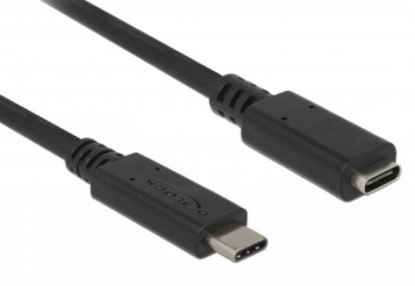 DeLock 85532 - Verlängerungskabel USB 3.1 Gen 1 USB Type-C Stecker > Buchse 3 A - 0.5m