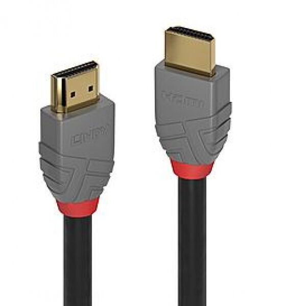 Lindy 36965 - HDMI High Speed HDMI Kabel, Anthra Line - 5m
