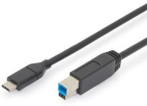 Assmann AK-300149-018-S - USB Type-C Anschlusskabel Gen2 - Type-C to B - 1.8m