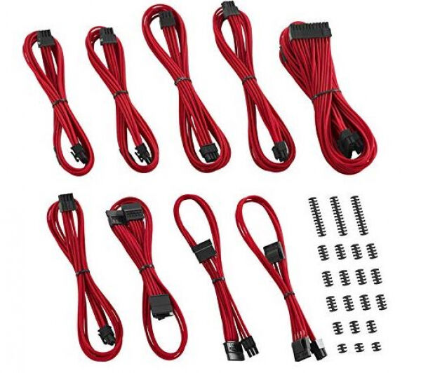 CableMod Classic ModMesh C-Series Cable Kit Corsair AXi, HXi & RM - rot
