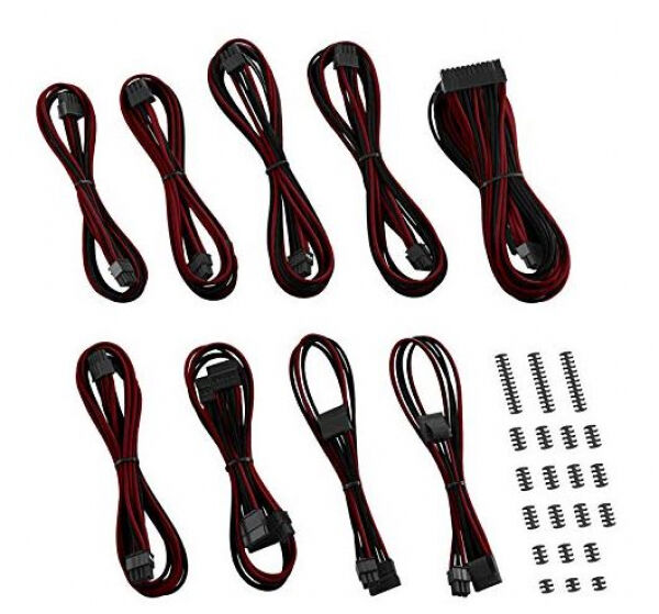 CableMod Classic ModMesh C-Series Cable Kit Corsair AXi, HXi & RM - schwarz/blut