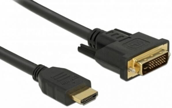 DeLock 85652 - HDMI zu DVI 24+1 Kabel bidirektional - 1 m