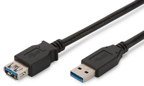 Digitus AK-300116-030-S - USB 3.0 Verlängerungskabel / Typ A St/Bu - 3m