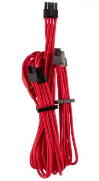 Corsair PSU Cable Type 4 - PCIe Cables with Dual Connector - Gen4 - Rot