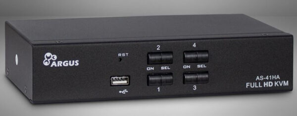 Inter-Tech AS-41HA HDMI - 4-Port KVM-Switch HDMI