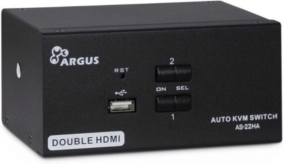 Inter-Tech AS-22HA HDMI - 2-Port KVM Switch