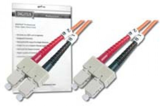 Digitus LWL Patchkabel SC -> SC 1.00m Multimode Duplex OM2