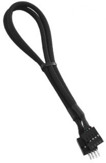 Cablemod ModFlex Internal USB Extension - Verlängerungskabel Schwarz - 30cm