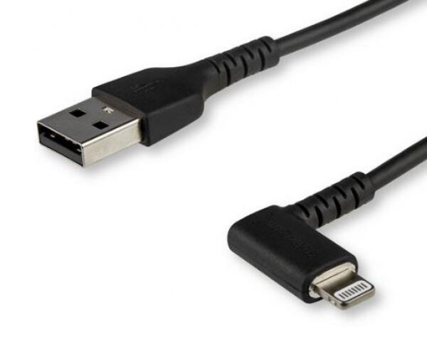 StarTech.com Startech RUSBLTMM2MBR - abgewinkeltes Lightning auf USB-Kabel - Apple MFi zertifiziert schwarz - 2m