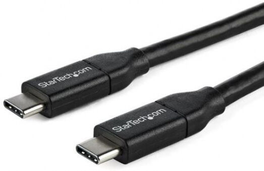 StarTech.com Startech USB2C5C1M - USB-C to USB-C Cable mit 5A PowerDelivery - 1m