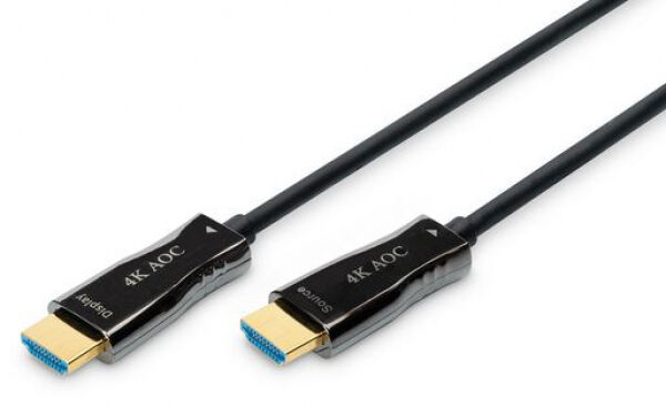 Digitus AK-330125-150-S - HDMI AOC Hybrid Fiber Optic Cable / UHD 4K - 15 m