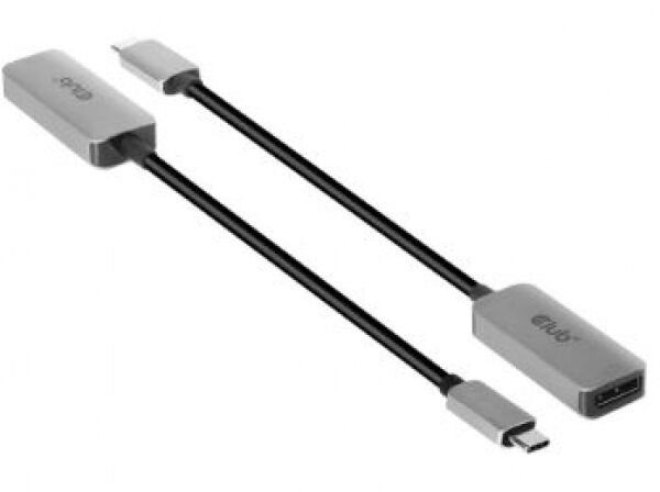 Club 3D CAC-1567 - USB Type C to DP1.4 8K60Hz DSC1.2 HDR HBR3 Active Adapter