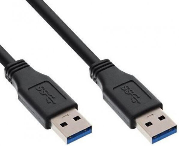 InLine 35220 - USB 3.0 Kabel - Typ A auf Typ A - 2m - Schwarz