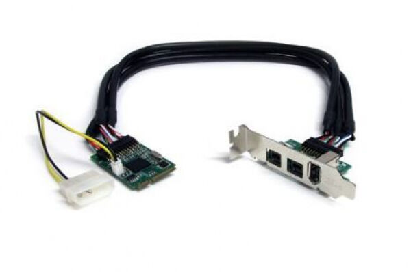 StarTech.com Startech MPEX1394B3 - 3 Port 2b 1a 1394 Mini PCI Express FireWire-Kartenadapter