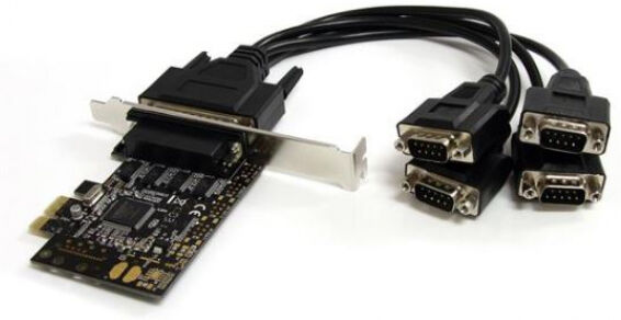 StarTech.com Startech PEX4S553B - 4 Port Seriell RS232 PCI Express Schnittstellenkarte