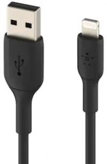 Belkin Lightning Lade/Sync Kabel 2m, PVC, schwarz, mfi zertifiziert