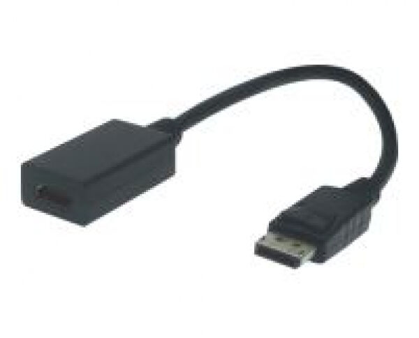 M-Cab 2200030 - DP zu HDMI Adapterkabel St/Bu - 0.2m