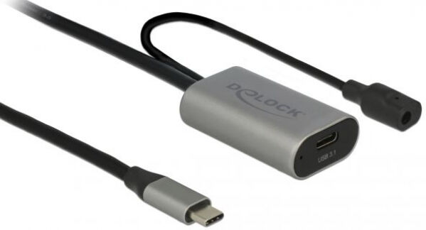 DeLock 85392 - Aktives USB 3.1 Gen 1 Verlängerungskabel USB Type-C - 5 m