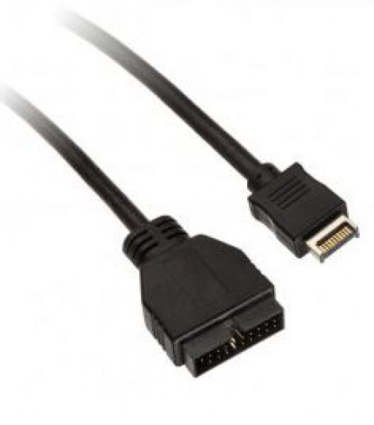 Kolink PGW-AC-KOL-012 - Internes USB 3.1 Typ C auf USB 3.0 Adapterkabel - 25cm - Schwarz