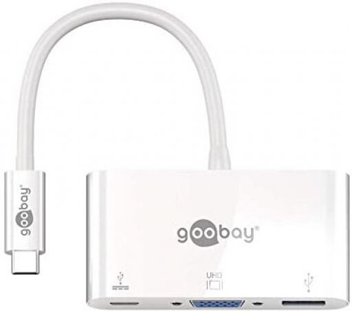 goobay 62100 - USB-C Multiport-Adapter VGA + PD