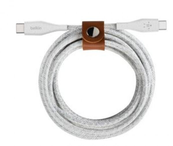 Belkin DuraTek Plus USB-C / USB-C Kabel - Weiss - 1.2m