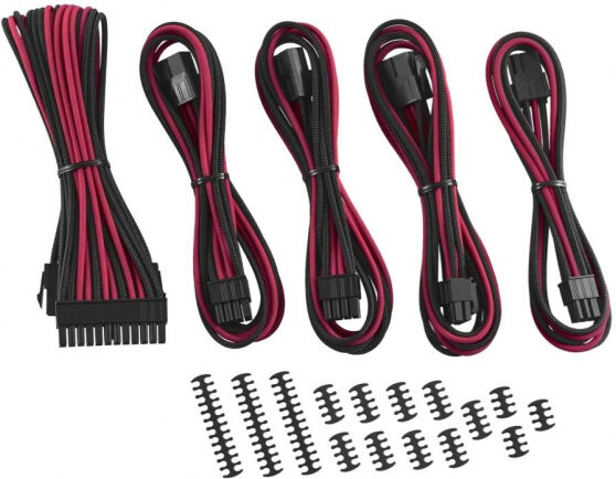 CableMod Classic ModMesh Cable Extension Kit - 8+6 Series - schwarz/rot